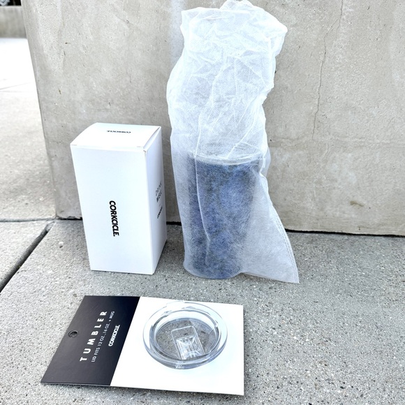 CORKCICLE rainboa TUMBLER snakeskin print iridescent rainbow EXTRA LID NEW 16oz - Picture 5 of 10